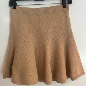 SER.O.YA. Julie Knit Skirt in Croissant